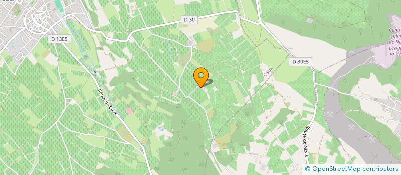 localisation de l'entreprise REGANADE  CAUX