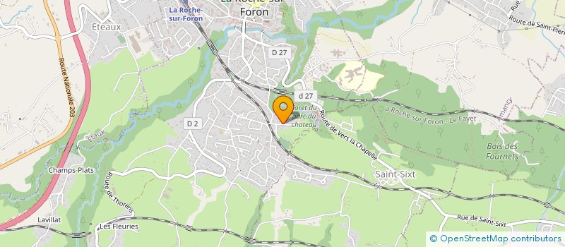 localisation de l'entreprise REGANLOU  LA ROCHE-SUR-FORON