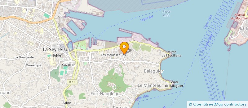 localisation de l'entreprise REGAR'T à LA SEYNE-SUR-MER
