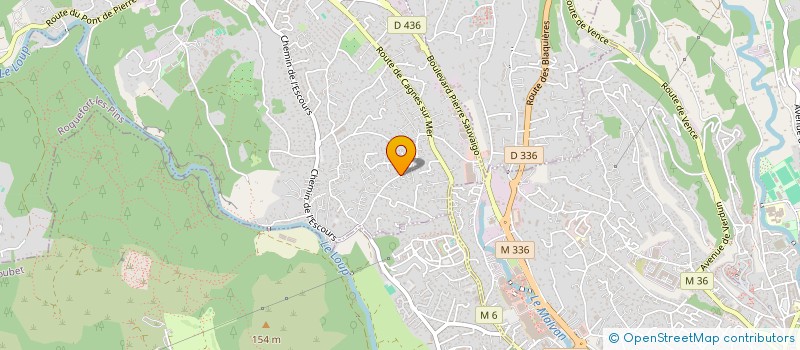 localisation de l'entreprise REGARD  LA COLLE-SUR-LOUP