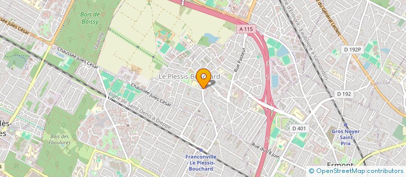 localisation de l'entreprise REGARD 9 à LE PLESSIS-BOUCHARD