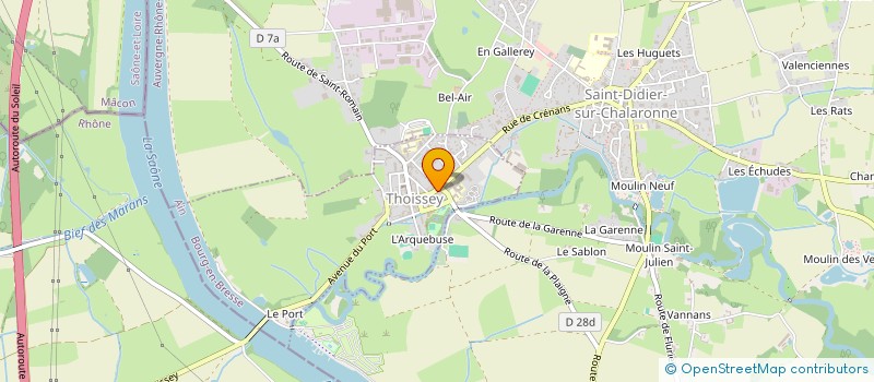 localisation de l'entreprise REGARD 9 THOISSEY  THOISSEY