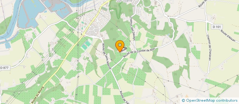 localisation de l'entreprise REGARD CANIN  CHATEAUNEUF-SUR-ISERE