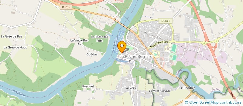 localisation de l'entreprise REGARD CLUB PHOTO  LA ROCHE-BERNARD