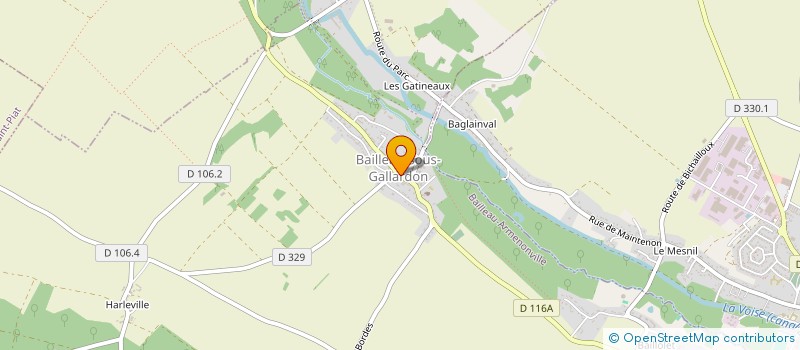 localisation de l'entreprise REGARD CULTUREL à BAILLEAU-ARMENONVILLE