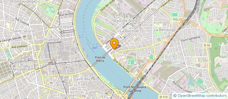 localisation de l'entreprise REGARD D'ENFANTS à BORDEAUX