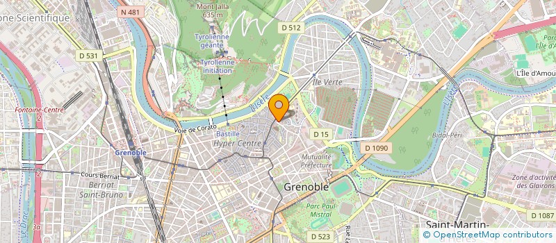 localisation de l'entreprise REGARD D'IMAGE à GRENOBLE