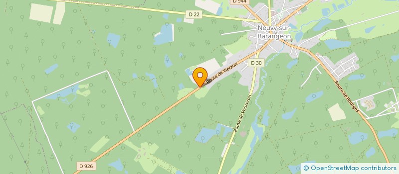 localisation de l'entreprise REGARD DE CHEF à NEUVY-SUR-BARANGEON