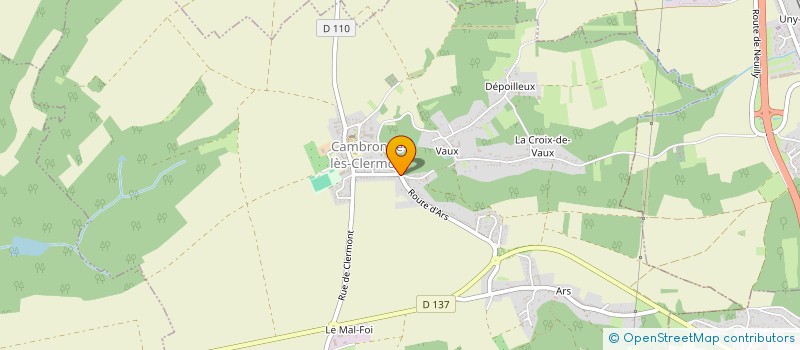 localisation de l'entreprise REGARD DES HOMMES  CAMBRONNE-LES-CLERMONT