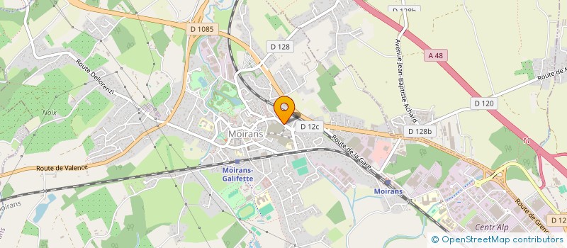 localisation de l'entreprise REGARD FOLK  MOIRANS