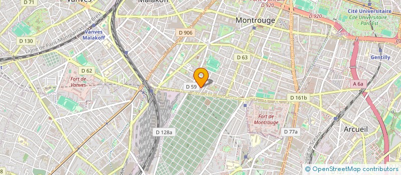 localisation de l'entreprise REGARD NUMERIQUE  MONTROUGE
