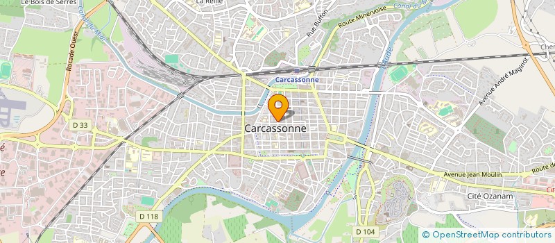 localisation de l'entreprise REGARD SUR LE PASSE à CARCASSONNE