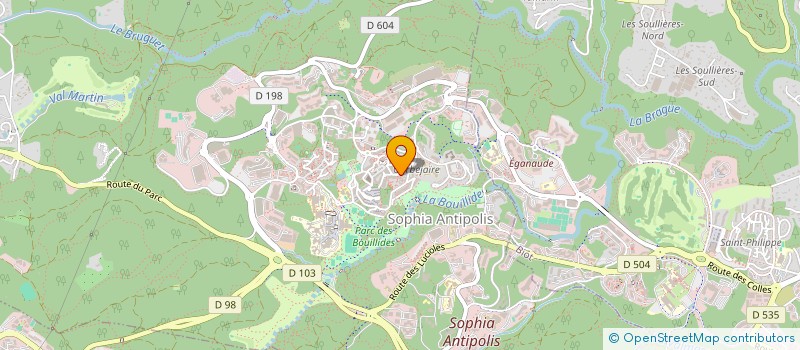 localisation de l'entreprise REGARD SUR SOI à VALBONNE