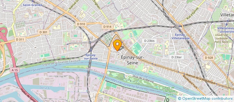 localisation de l'entreprise REGARD VERS LA MEDITERRANEE R V M  EPINAY-SUR-SEINE