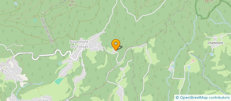 localisation de l'entreprise REGARDE LES ETOILES  NAYEMONT-LES-FOSSES