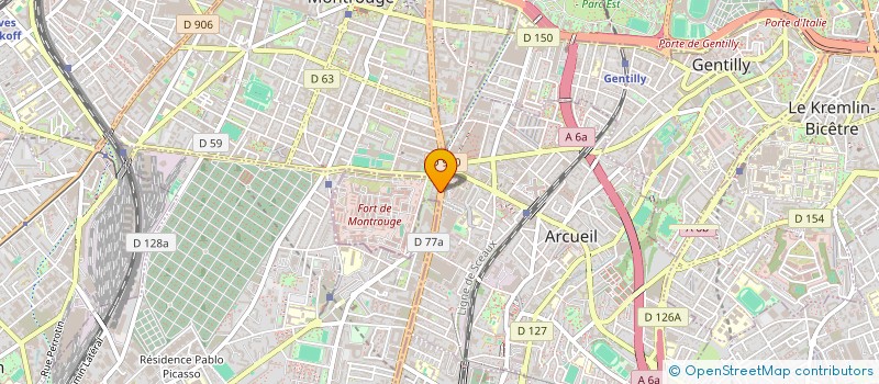 localisation de l'entreprise REGARDEBAS & SERGHINI ANBARI NOTAIRES ASSOCIES  ARCUEIL