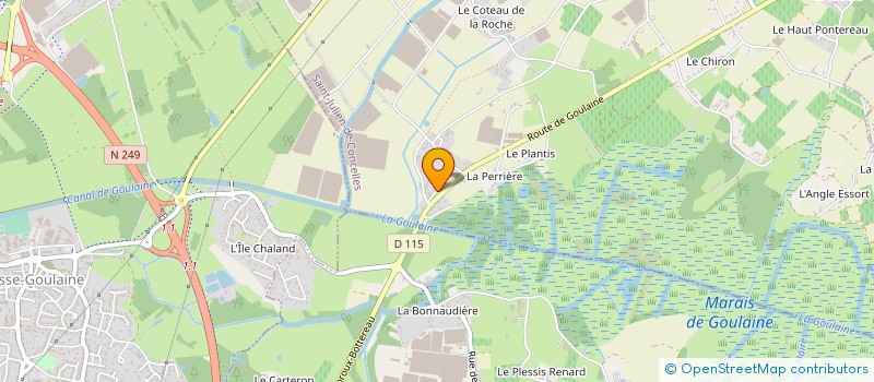 localisation de l'entreprise REGARDER CONSTRUCTION  SAINT-JULIEN-DE-CONCELLES