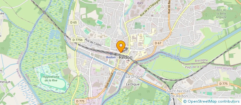 localisation de l'entreprise REGARDES-MOI  REDON