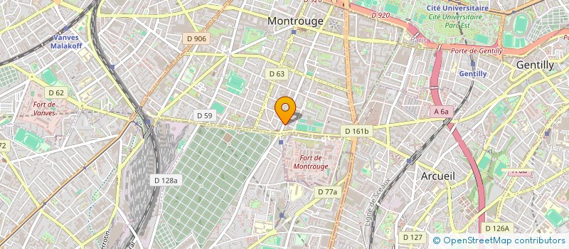 localisation de l'entreprise REGARDS à MONTROUGE