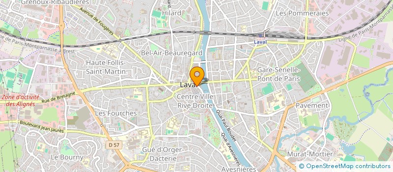 localisation de l'entreprise REGARDS à LAVAL