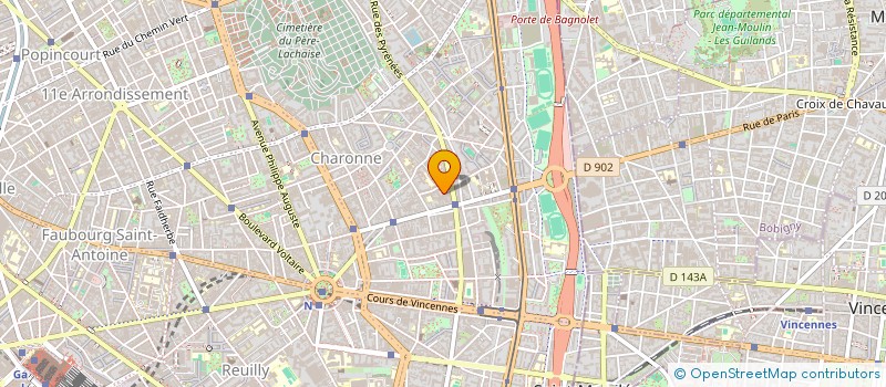 localisation de l'entreprise REGARDS  PARIS