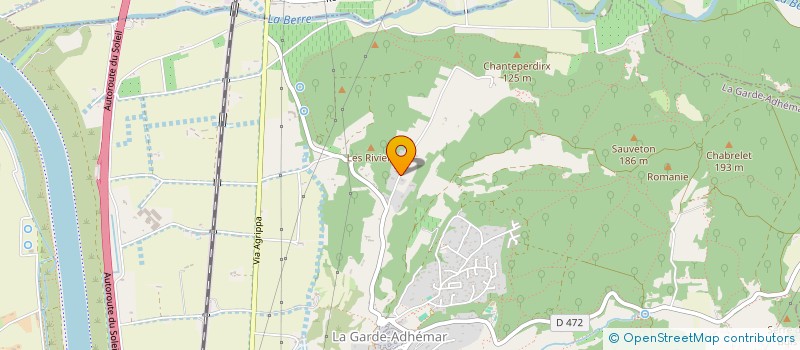 localisation de l'entreprise REGARDS  LA GARDE-ADHEMAR