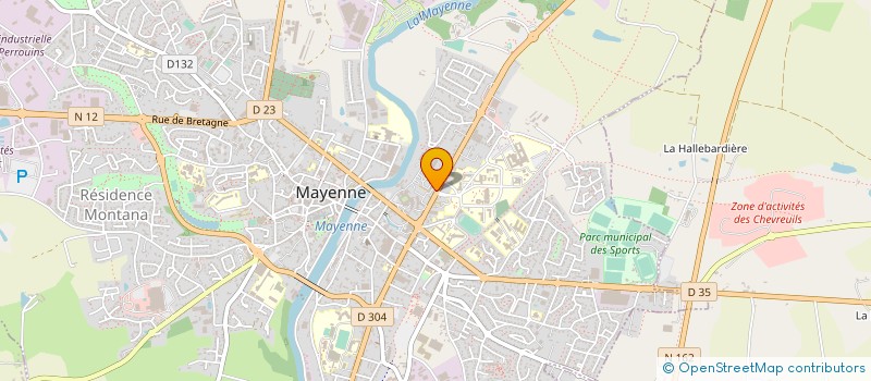 localisation de l'entreprise REGARDS CLINIQUES à MAYENNE