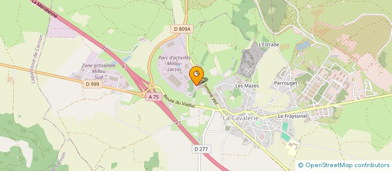 localisation de l'entreprise REGARDS CROISES  LA COUVERTOIRADE