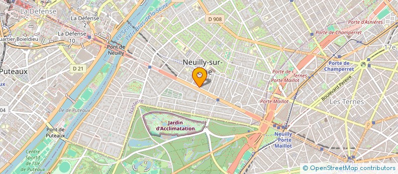 localisation de l'entreprise REGARDS CROISES à NEUILLY-SUR-SEINE