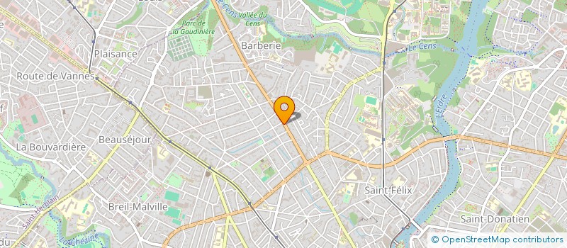 localisation de l'entreprise REGARDS CROISES . ART-HISTOIRE-ACTUALITE  NANTES