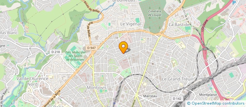 localisation de l'entreprise REGARDS CROISES SUR LE SPORT EN LIMOUSIN (XIX XXI SIECLES) à LIMOGES