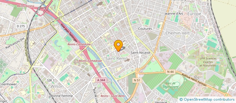 localisation de l'entreprise REGARDS D'AFRIQUES à REIMS