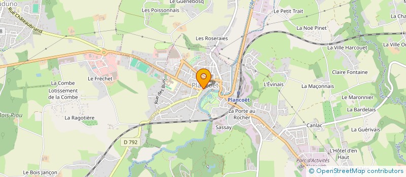 localisation de l'entreprise REGARDS D EMERAUDE à PLANCOET