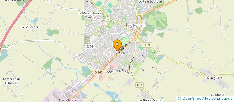 localisation de l'entreprise REGARDS D'ENFANTS  ESSARTS-EN-BOCAGE