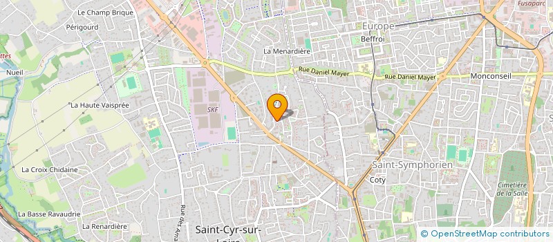 localisation de l'entreprise REGARDS D'ORIENT ET D'OCCIDENT  SAINT-CYR-SUR-LOIRE