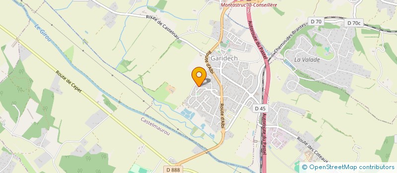 localisation de l'entreprise REGARDS DU SUD  GRAGNAGUE