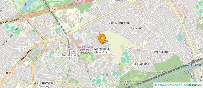 localisation de l'entreprise REGARDS ET ACTIONS UNIVERSELS à SEVRAN