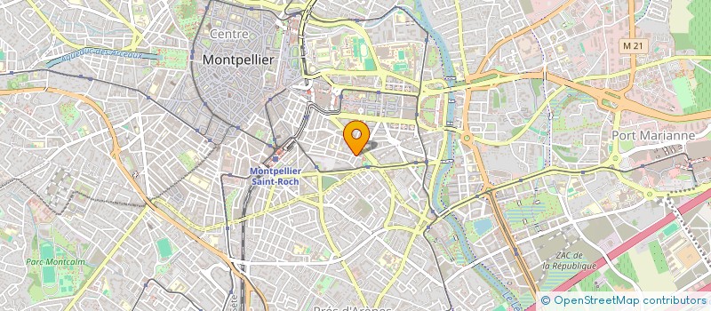 localisation de l'entreprise REGARDS FEMININS à MONTPELLIER