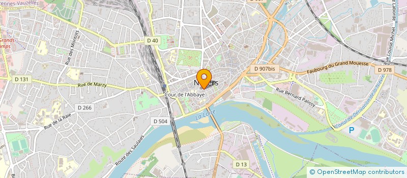localisation de l'entreprise REGARDS SUR LA CATHEDRALE à NEVERS