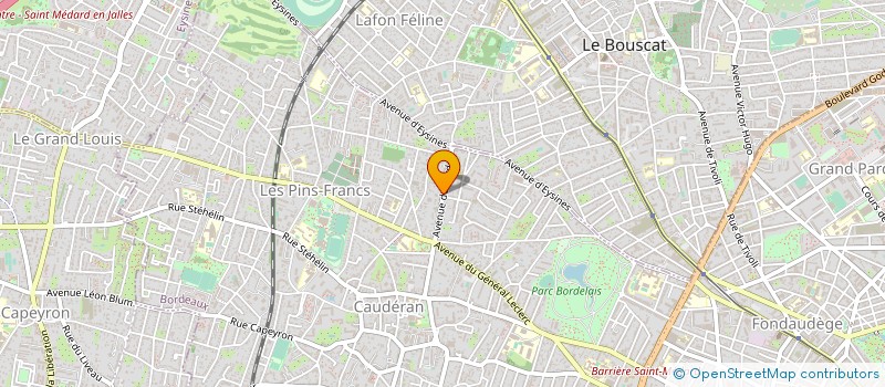 localisation de l'entreprise REGARDS SUR TABLE à BORDEAUX