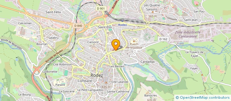 localisation de l'entreprise REGARTS  RODEZ