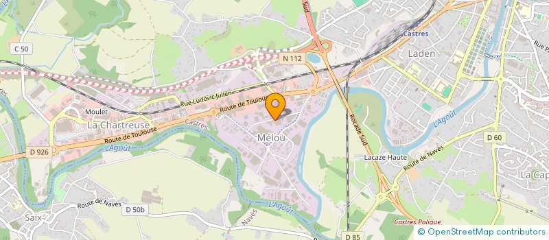 localisation de l'entreprise REGASOL'IMMO  CASTRES