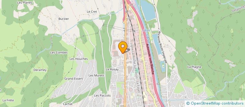 localisation de l'entreprise REGAT AUTO BEAUTE  SALLANCHES