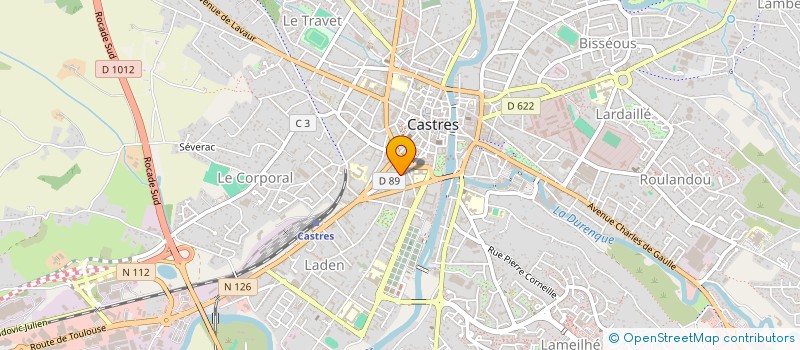 localisation de l'entreprise REGATE ASS PREFIGURATION REGIE ACTIVITES à CASTRES