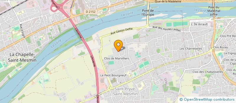 localisation de l'entreprise REGATE GEA ORLEANS à SAINT-PRYVE-SAINT-MESMIN