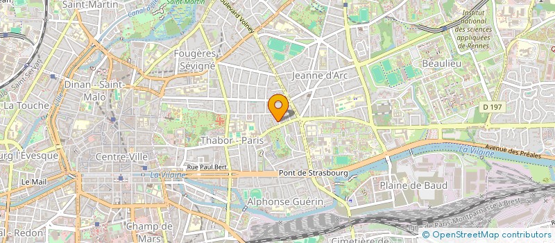 localisation de l'entreprise REGATER  RENNES