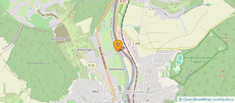 localisation de l'entreprise REGATEX SARL à GROSBLIEDERSTROFF