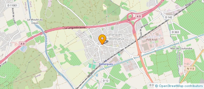 localisation de l'entreprise REGATT à GALLARGUES-LE-MONTUEUX