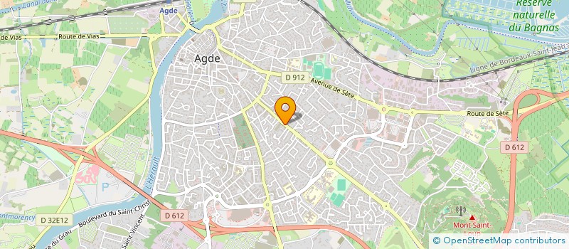 localisation de l'entreprise REGAUDIE PARACCHINI  AGDE