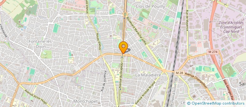 localisation de l'entreprise REGAZZONI A. à DIJON